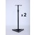 2X PA Studio Monitor Speaker Floor Stand