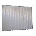 2.8M X 6M White Wedding Drape Backdrop Curtain