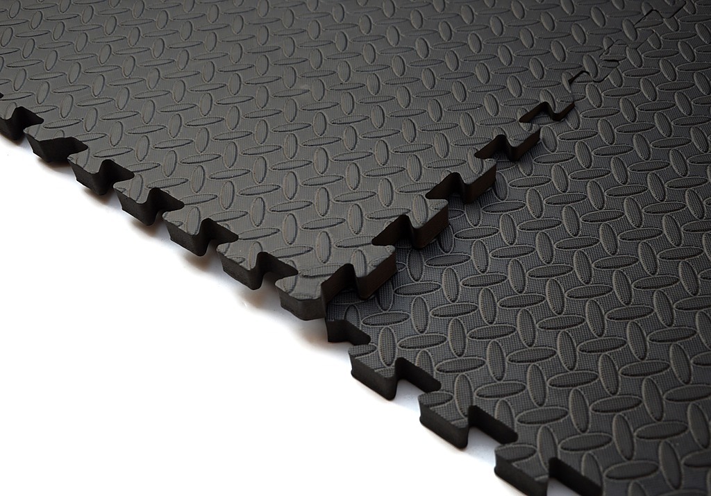 12 Tiles EVA Rubber Foam Camping Gym Mat 60x60x2cm Fitness Flooring