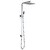 2-in-1 Massage Hand Shower & Head Tap Bathroom Mixer