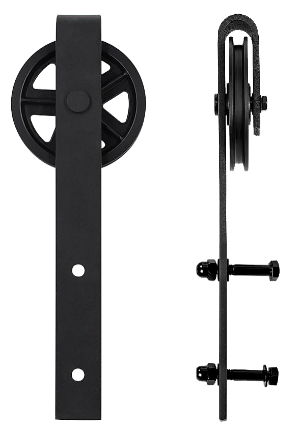 2M Big Spoke Wheel Sliding Barn Door Hardware DIY & Renovation > Barn