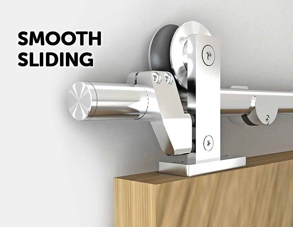 Sliding Barn Door Hardware Stainless Steel DIY & Renovation > Barn