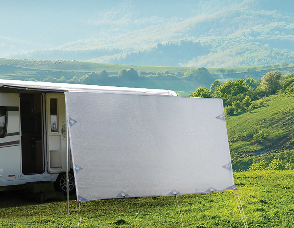 3.4 x 1.8m Caravan Privacy Screen Side Roll Out