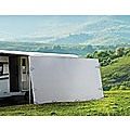 3.4 x 1.8m Caravan Privacy Screen Side Roll Out Awning