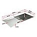 960x450mm Stainless Steel Single Bowl Sink with Round Waste