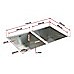 1.2mm Handmade Double Stainless Steel Sink with Waste - 770x450mm