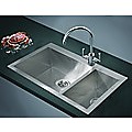 1.2mm Handmade Double Stainless Steel Sink with Waste - 745x470mm