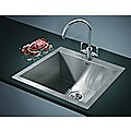 530x505mm Stainless Steel Single Bowl Sink with Round Waste
