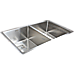 835x505mm Handmade 1.5mm Stainless Steel Sink with Square Waste