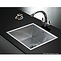 440x440mm Stainless Steel Single Bowl Sink with Round Waste