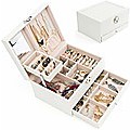 Jewellery Storage Box Girls Rings Necklaces Display Organiser Storage Case