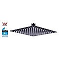 200mm Shower Head Square 304SS Electroplated Matte Black Finish
