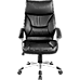 PU Leather Office Chair Executive Padded Black