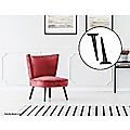 4 x 20cm Metal Furniture Legs Mid Century Retro Scandinavian Danish Sofa Feet