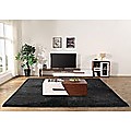 230x200cm Floor Rugs Large Shaggy Rug Area Carpet Bedroom Living Room Mat Black