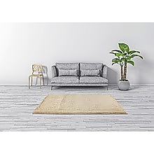 200x140cm Floor Rugs Large Shaggy Rug Area Carpet Bedroom Living Room Mat Beige