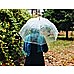 5x Clear Transparent Rain Walking Umbrella Parasol PVC Dome Wedding Party Favour