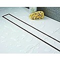 90cm Tile Insert Stainless Steel Grate Drain w/Centre outlet Floor Waste 