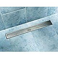 80cm Bathroom Shower Stainless Steel Grate Drain w/ Centre outlet Floor Waste