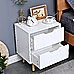 Wooden Bedside Table 2-Drawer Cabinet Storage Night Stand