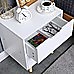 Wooden Bedside Table 2-Drawer Cabinet Storage Night Stand