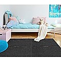 5m2 Box of Premium Carpet Tiles Commercial Domestic Office Heavy Use Flooring in Black