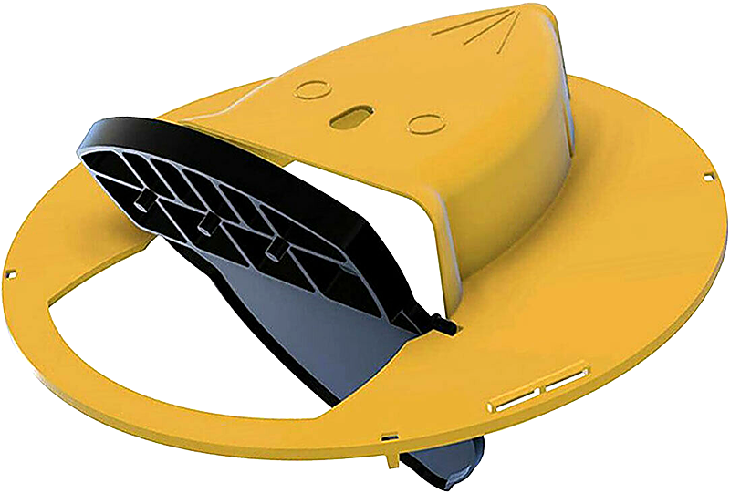 2x Flip N Slide Bucket Lid Mouse Rat Trap Automatic Mouse Trap With