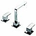  3pc Basin Tap Faucet Set - Bathroom Laundry Sink