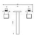 3pc Bath Mixer Set