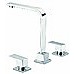  3pc Basin Tap Faucet Set - Bathroom Laundry Sink