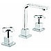  3pc Basin Tap Faucet Set - Bathroom Laundry Sink