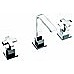 3pc Basin Tap Faucet Set - Bathroom Laundry Sink