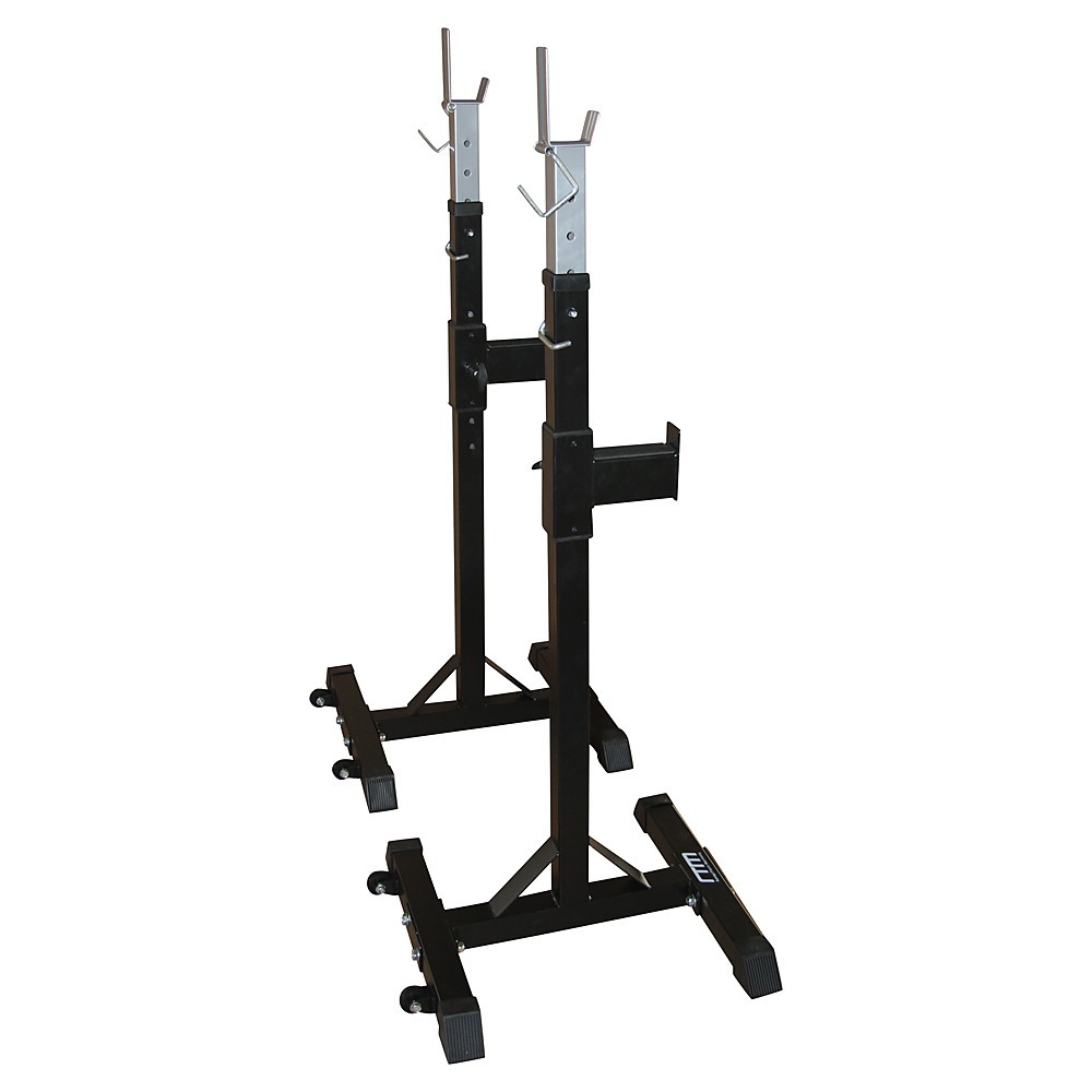 Squat Rack Stand Pair Bench Press Weight Lifting Barbell - Sports