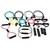 19PC Resistance Excercise Fitness Bands Tubes Kit Yoga Set 