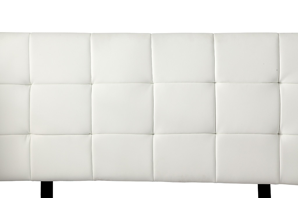 PU Leather King Deluxe HeadboardWhite