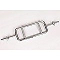 Chrome Tricep Bar Barbell Heavy Duty with Spinlock Collars