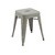 Set of 4x 45cm Tolix Retro Reproduction Cafe Bar Stools - Silver
