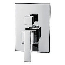 Chrome Bathroom Shower Wall Mixer Diverter w/ WaterMark