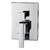 Chrome Bathroom Shower Wall Mixer Diverter w/ WaterMark