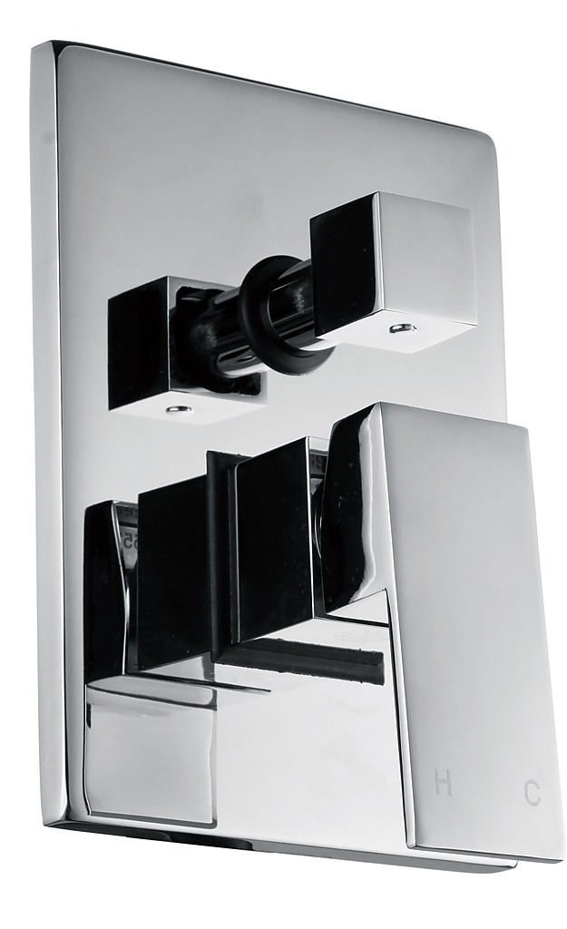 Chrome Bathroom Shower Wall Mixer Diverter w/ WaterMark DIY