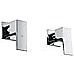 Chrome Bathroom Shower / Bath Mixer Tap Set w/ WaterMark