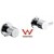 Chrome Bathroom Shower / Bath Mixer Set w/ WaterMark