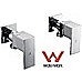 Chrome Laundry Washing Machine Stops Mixer Tap Set w/ WaterMark