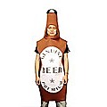 Beer Bottle One Size Fits all Adults Costume