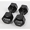 5kg Dumbbells Pair PVC Hand Weights PVC Coated