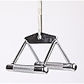 Close Grip Seated Row Handle Bar Triangle Cable Attachment