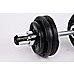 Olympic Dumbell Handles Pair Bearings Weight Bars