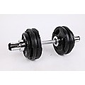 Olympic Dumbell Handles Pair Bearings Weight Bars