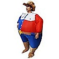 Sheriff Fancy Dress Inflatable Suit -Fan Operated Costume