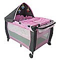6in1 F&F Portable Baby Portacot Travel Cot - PINK